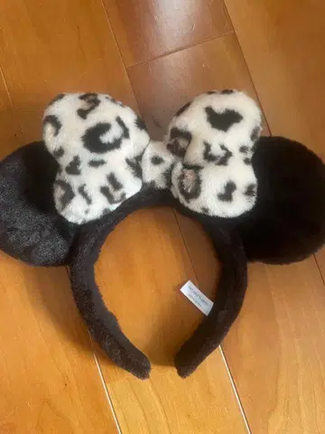 디즈니 머리띠 미니 레오파드 무늬