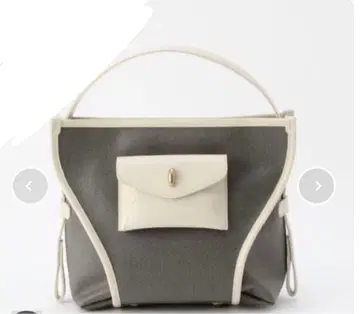 컨디션 최상 TOFF&LOADSTONE 백 그레이 x 화이트