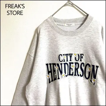 FREAK'S STORE 맨투맨 그레이 오버 사이즈