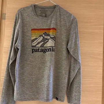 patagonia 그레이 긴팔 티셔츠 XS