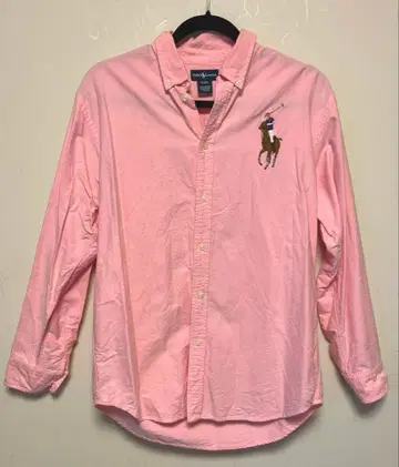 랄프 로렌 피케 셔츠 빅 포니 XL 20 핑크 남성용 M 여성용 L