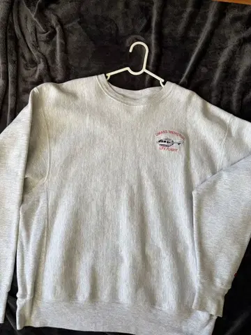 Champion 프리미엄 리버스 위브 그레이 트레이닝복