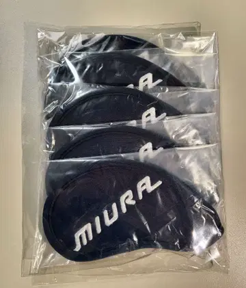 미사용품 MIURA 아이언용 헤드커버 5세트