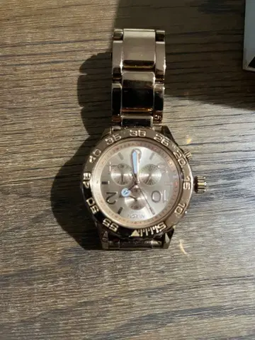 NIXON 42-20 핑크 골드 손목시계