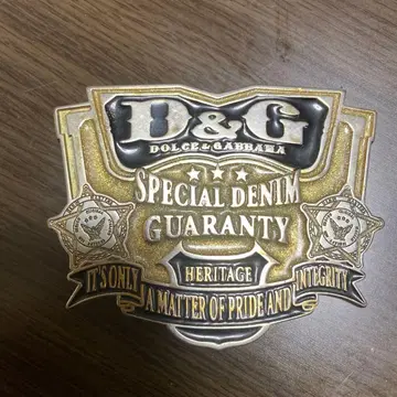 [격 레어] D&G 골드 빅 버클