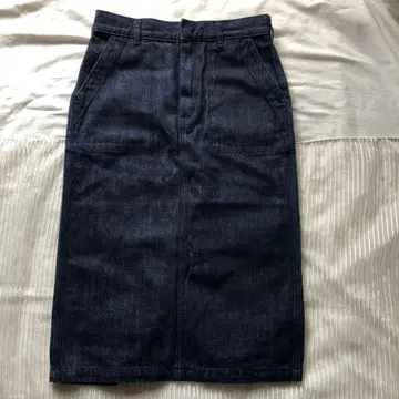 HYKE 데님 타이트 스커트