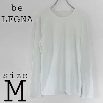바이레그나 [ M ] 긴팔T셔츠 화이트 계열 심플 캐주얼 루즈한 사이즈