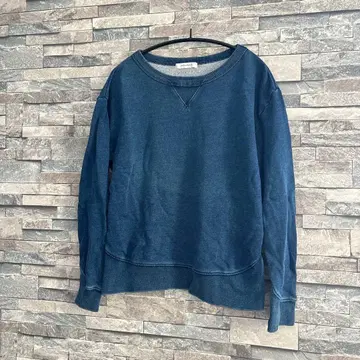 MOUSSY 다크 블루 맨투맨