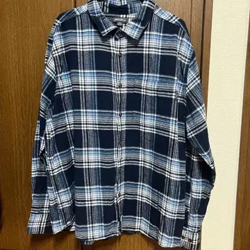 00s 초기 에디 바우어 섀도우 체크 뱀 플란넬 셔츠 XXL