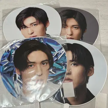 미개봉 포함 SnowMan 메구로 렌 부채 묶음 판매