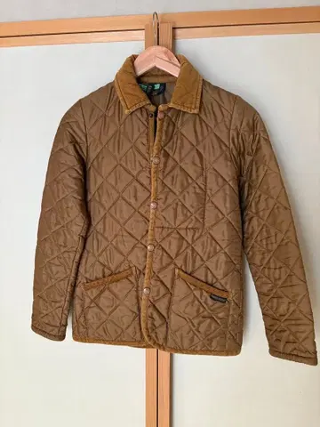LAVENHAM 브라운 퀼팅 자켓