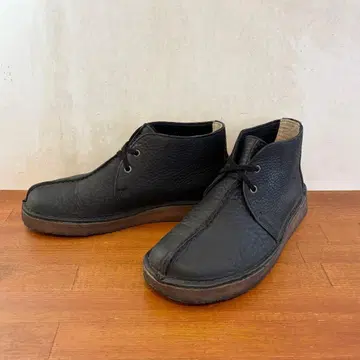 컨디션 최상 클락스 디저트 트렉 하이 26.0cm 블랙 천연 가죽