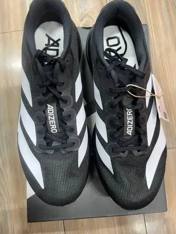 ADIZERO 러닝화 블랙/화이트