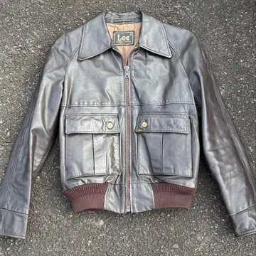 70s Lee A-2 리얼 가죽 가죽 자켓
