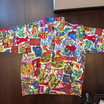 브랜드 지퍼 셔츠