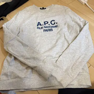 A.P.C. 그레이 맨투맨 트레이닝복 S