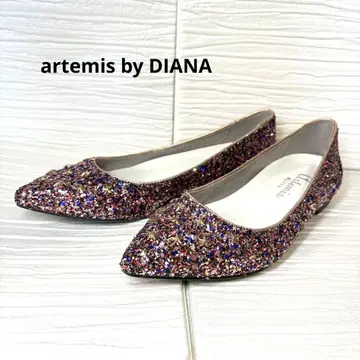 [ 새상품급 ] artemis by DIANA 라메 펌프스 플랫슈즈