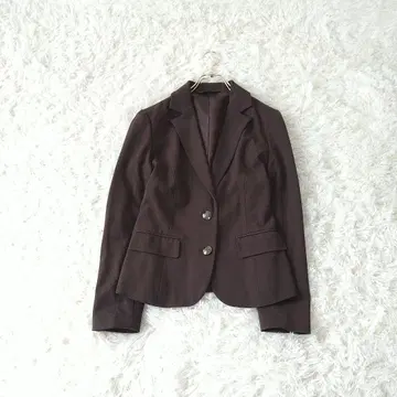 voie.noir 스트레치 테일러드 자켓 9AR 브라운