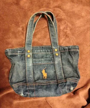 폴로 랄프로렌 데님 토트백