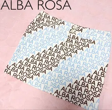 ALBAROSA 코듀로이 로고 미니 스커트