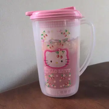 산리오 헬로키티 딸기 키티 레어 냉차 포트 2002 덤 포함