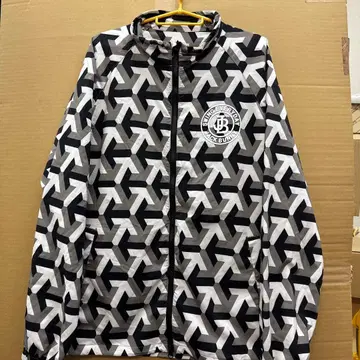 JACK BUNNY 기하학 패턴 풀집업 자켓