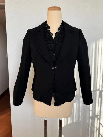 포멀 블랙 수트 도쿄 이긴 블랙 자켓 블라우스 세트