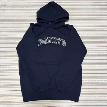 adamth DAVRYU 속기모 후드티 네이비 XL
