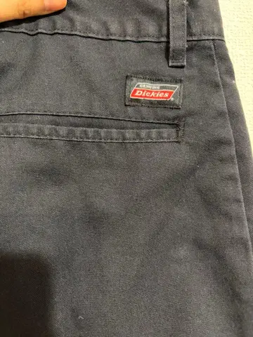 [ 즉시 발송 ] Dickies 블랙 워크 팬츠 하프 팬츠
