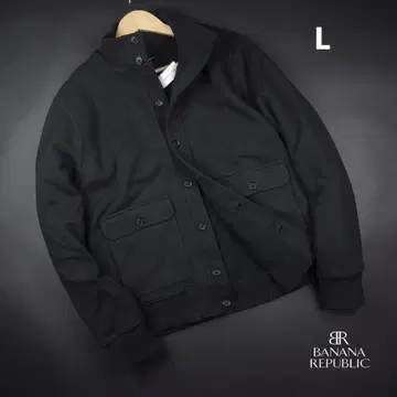 BANANA REPUBLIC 발스타 블루종 쉘파 안감 L BLACK
