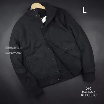 BANANA REPUBLIC 발스타 블루종 쉘파 안감 L BLACK