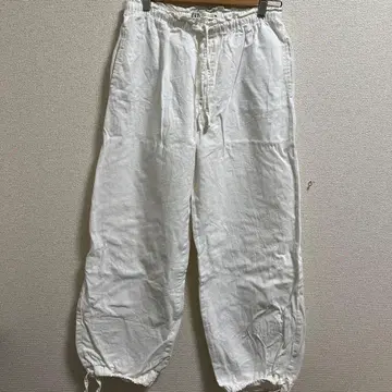 ZARA 화이트 캐주얼 팬츠