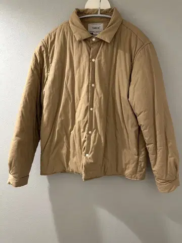 YAECA 베이지 셔츠풍 다운 자켓 M