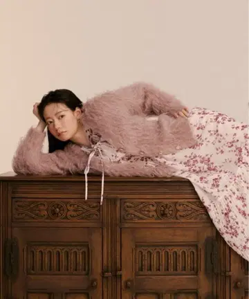 샤기 가디건 스나이델