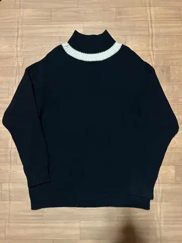 mhl 코튼 니트 두꺼운 원단 M