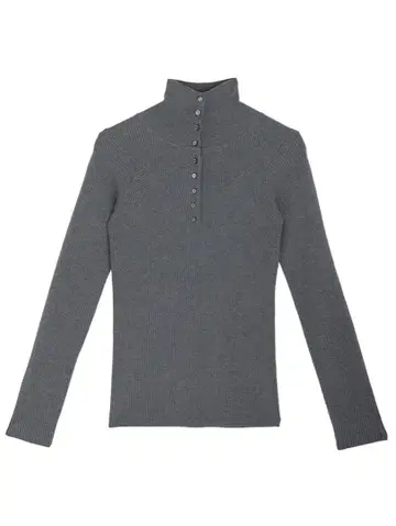 Ameri UND HIGH NECK BUTTON KNIT TOP 미사용품