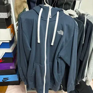 THE NORTH FACE 네이비 풀 집업 후드티 XL
