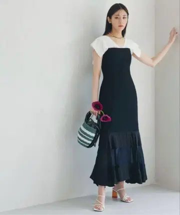 cocodeal 티어드 머메이드 원피스