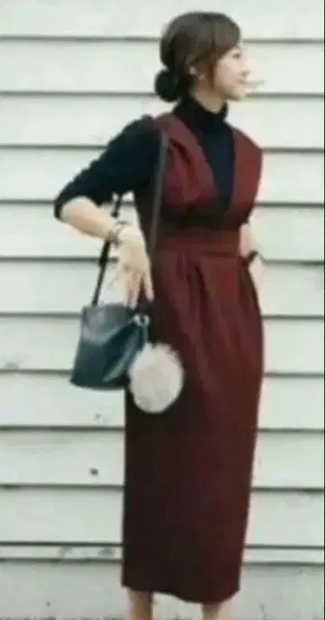 스터닝 원피스 블랙 1