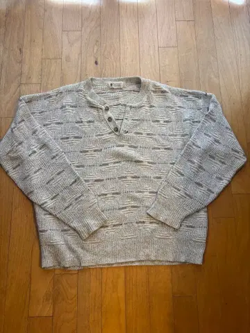 NORTHWEST TERRITORY 90s 니트 스웨터 헨리