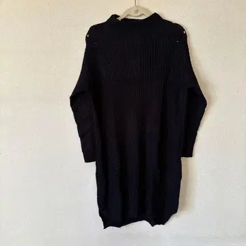 택 포함 새상품 리디 보틀넥 롱 니트 원피스 초커 포함