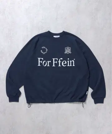 FFEIN 오버 사이즈 맨투맨 속기모 드로 코드