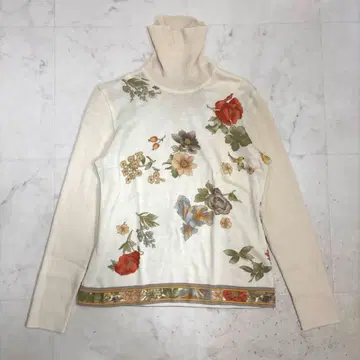 LEONARD 레오나르 니트 스웨터 실크