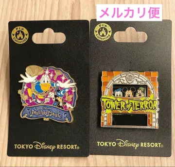 [ 디즈니 ] 어트랙션 핀 배지 세트