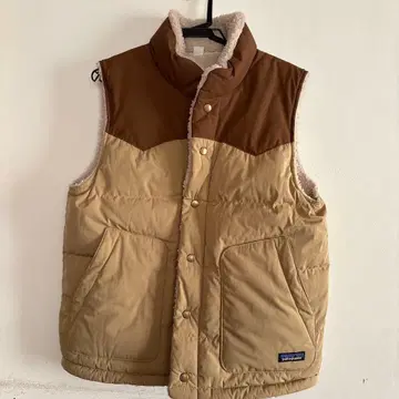 파타고니아 리버서블 다운 베스트 비비 보아 남녀 공용