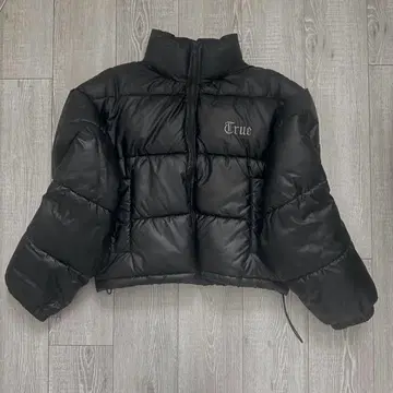 sedacle girl 글로시 충전솜 블루종 블랙 다운 아우터