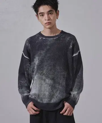 Lui's 편직 그런지 니트