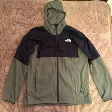 THE NORTH FACE 나일론 자켓 올리브/블랙