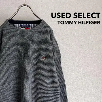 구제 의류 'TOMMY HILFIGER' Rib Sweater / 그레이