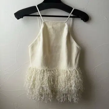 미사용 새상품 아메스리 KNIT FRINGE 상의